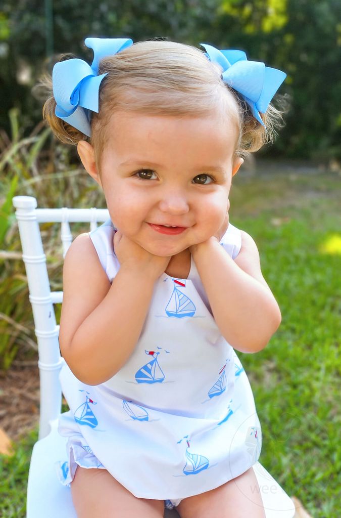 Medium Classic Grosgrain Hair Bow (Plain Wrap)