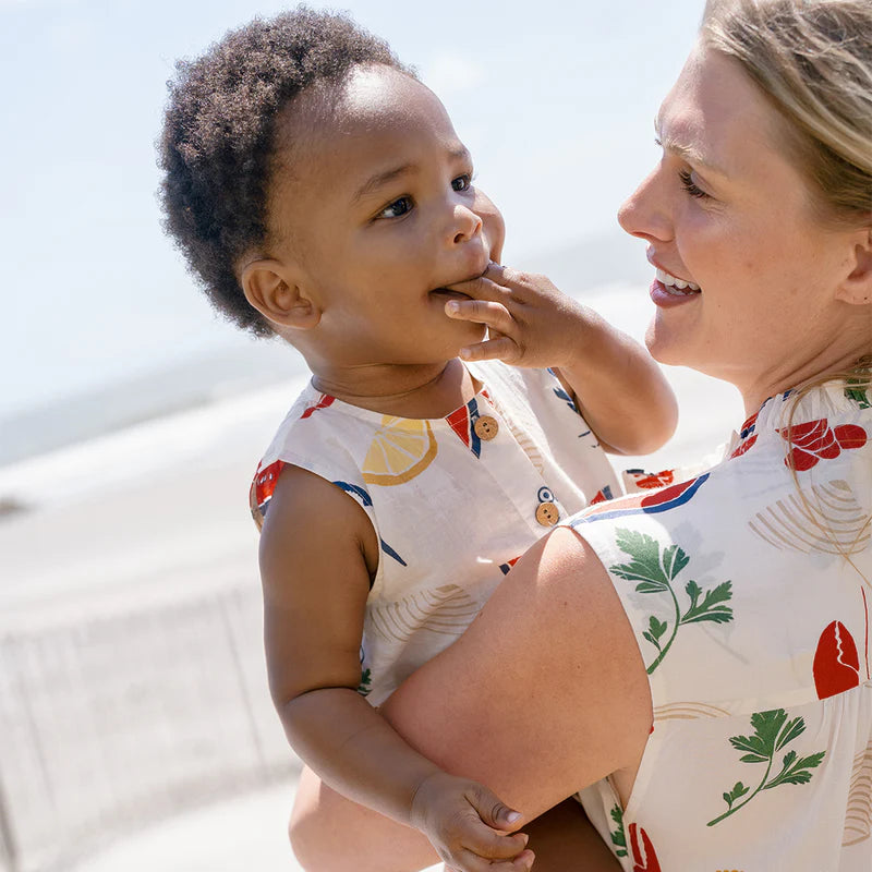 Baby Riley Jumper in Clam Bake