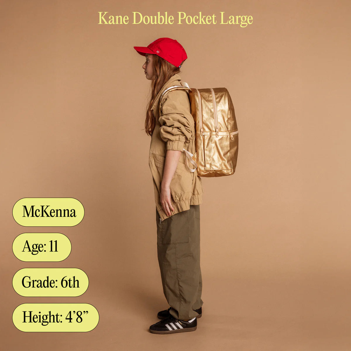 Sunset Puffer Kane Double Pocket Large Backpack