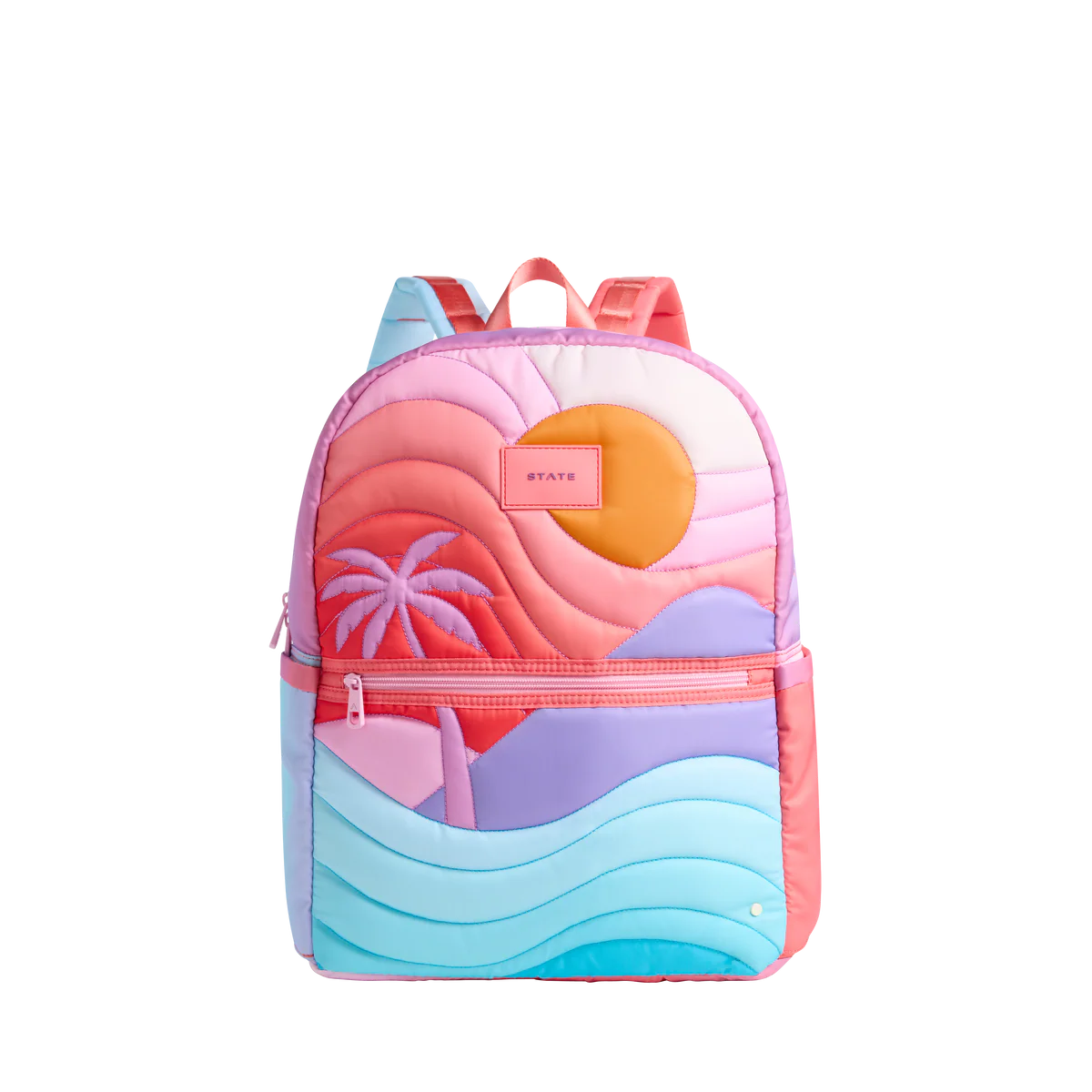 Sunset Puffer Kane Double Pocket Large Backpack