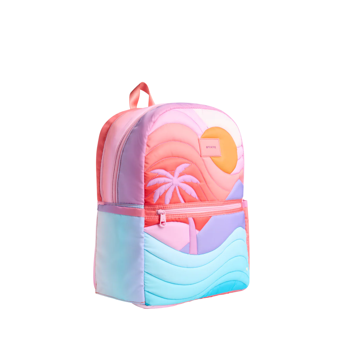 Sunset Puffer Kane Double Pocket Large Backpack
