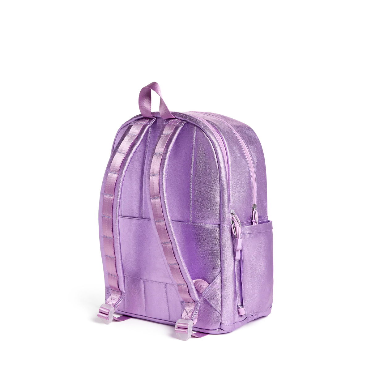 Metallic 3D Stars Kane Double Pocket Backpack