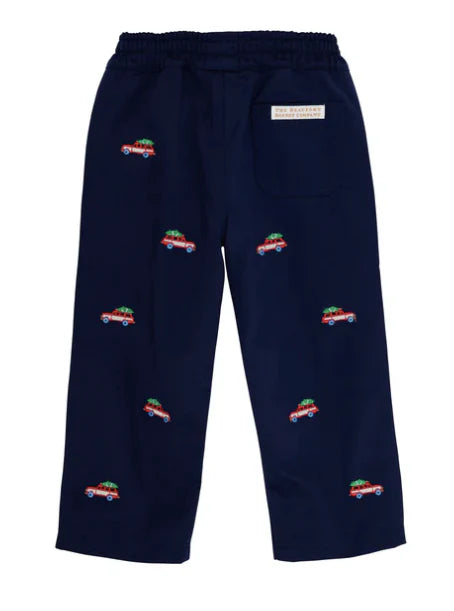 Sheffield Pants (Twill) - Nantucket Navy with Woody Jeeps Embroidery