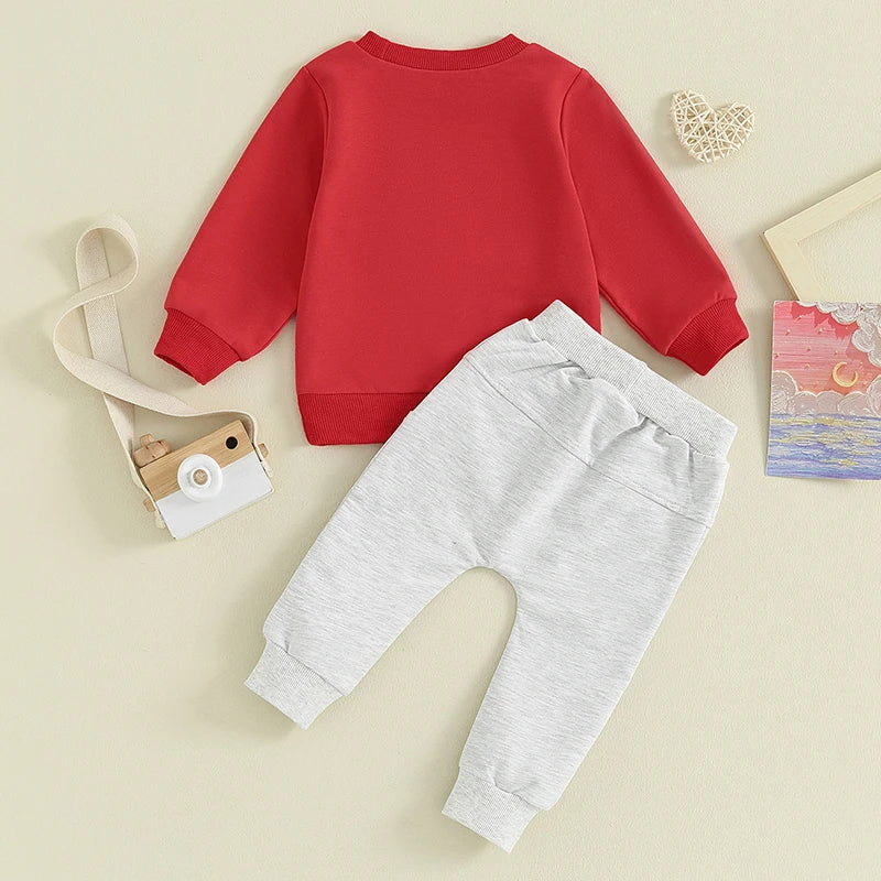 Lover Boy Heart Sweatpant Set