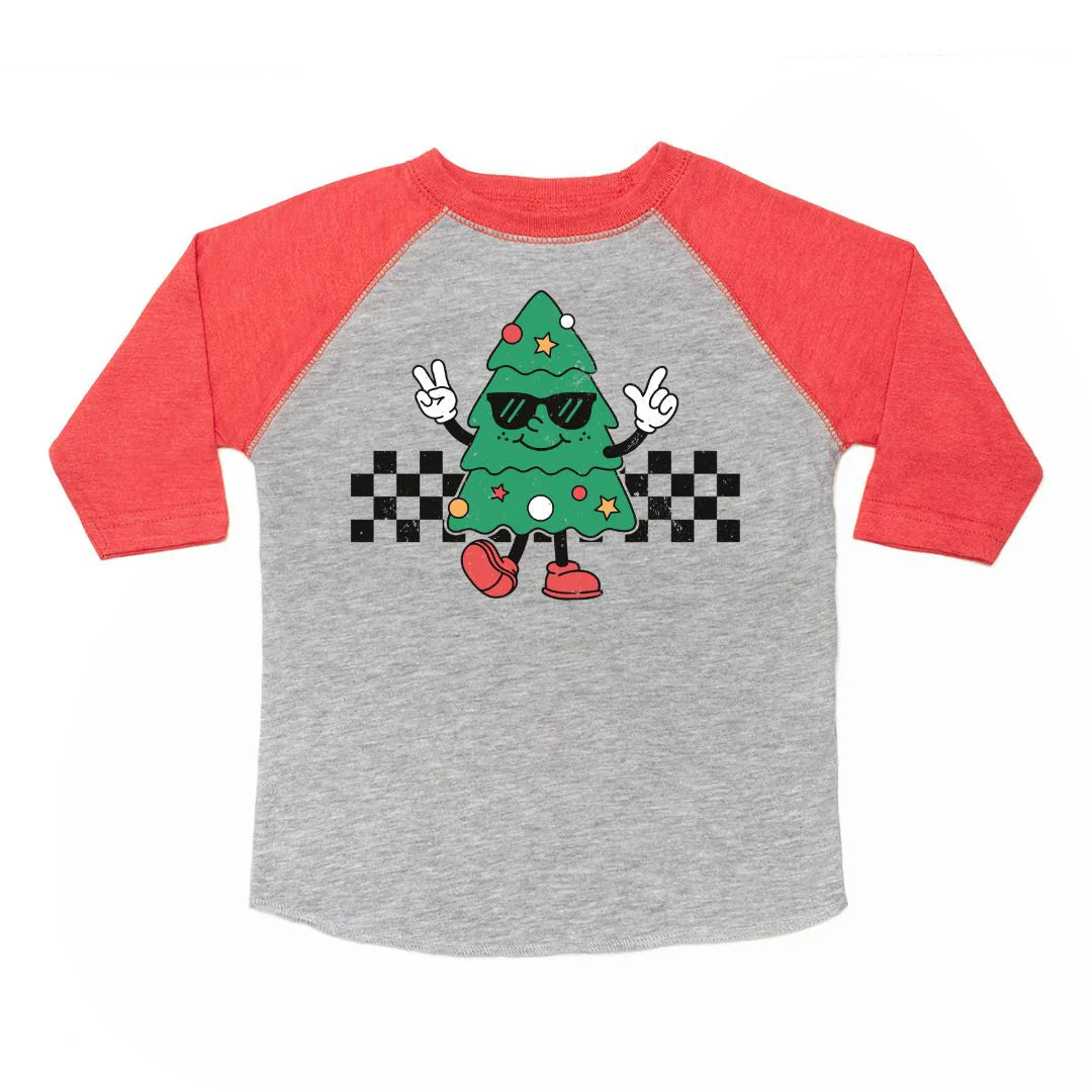 Christmas Tree Dude 3/4 Sleeve Shirt
