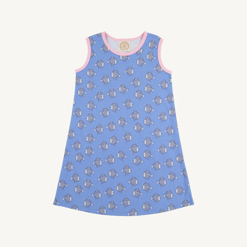 Little Fishes Sleeveless Polly Play Dress