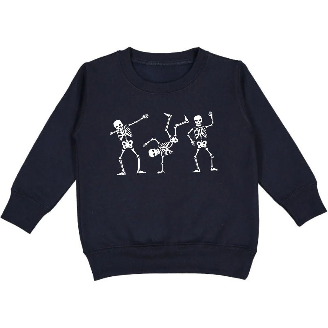 Silly Skelly Glow In The Dark Halloween Sweatshirt