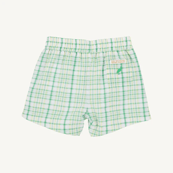 Gibson Island Green Seersucker Sheffield Shorts