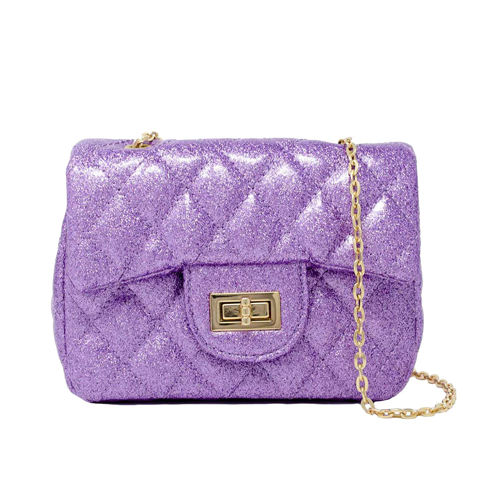 Classic Quilted Sparkle Mini Bag