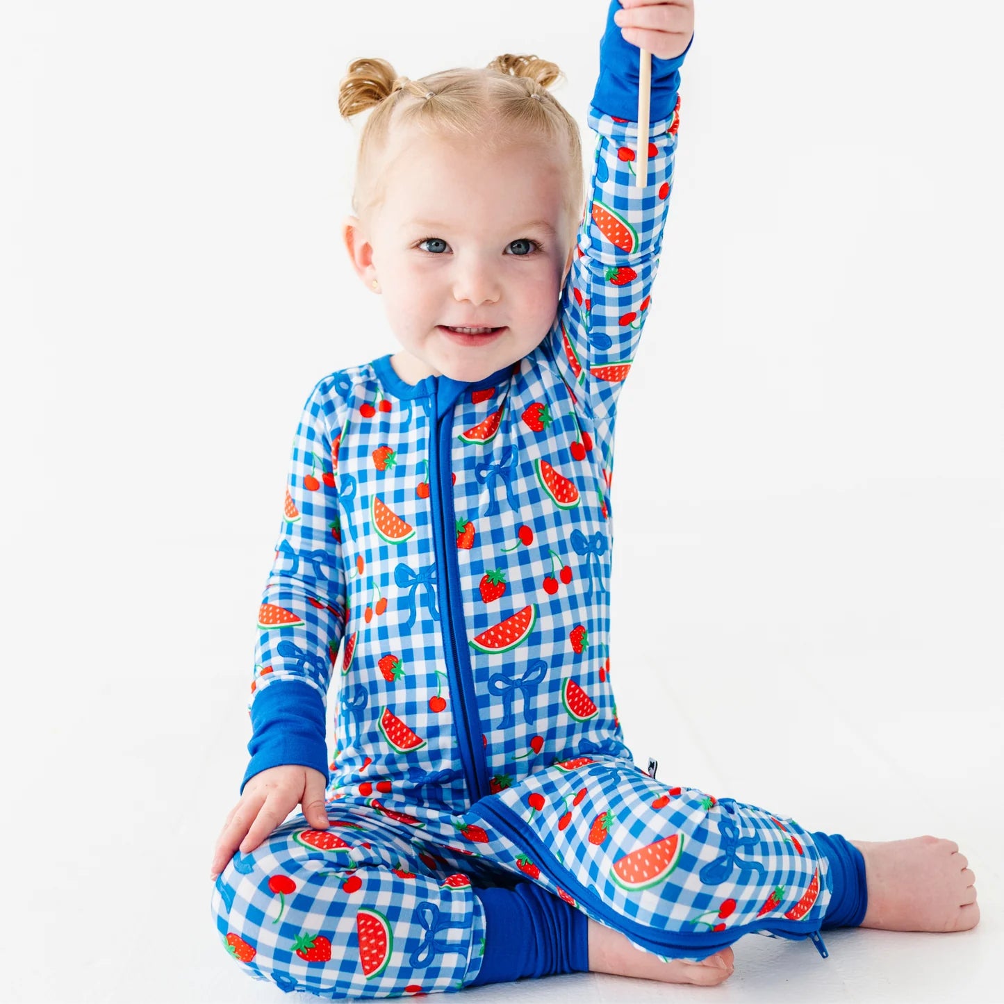 Berry Cool Convertible Footie Pajamas