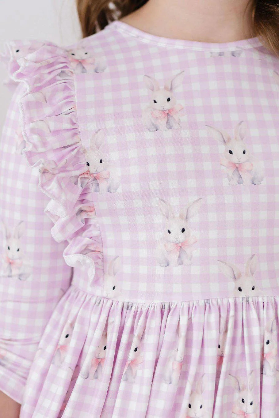 Baby Bunnies Ruffle Twirl Dress
