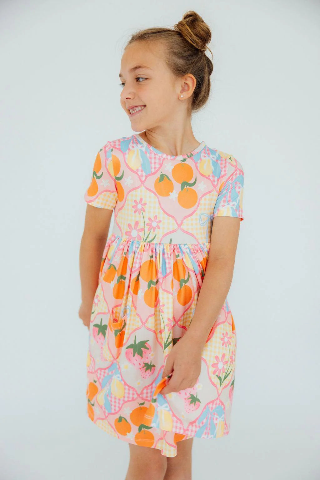 Summer Picnic Pocket Twirl Dress