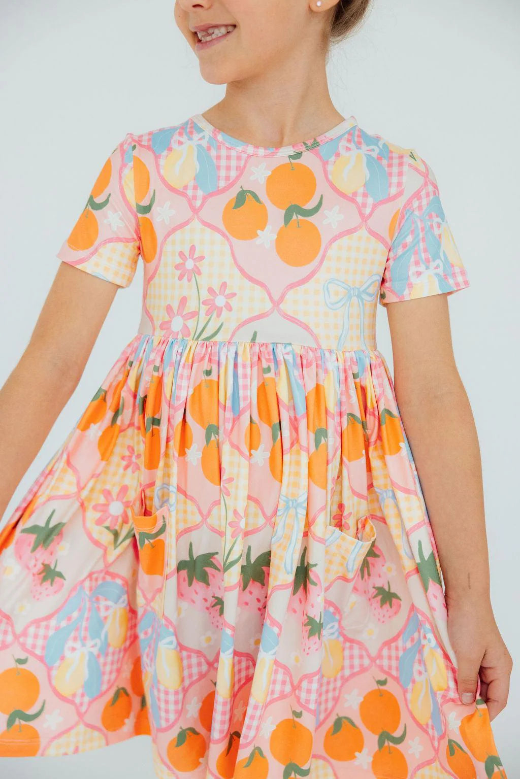 Summer Picnic Pocket Twirl Dress