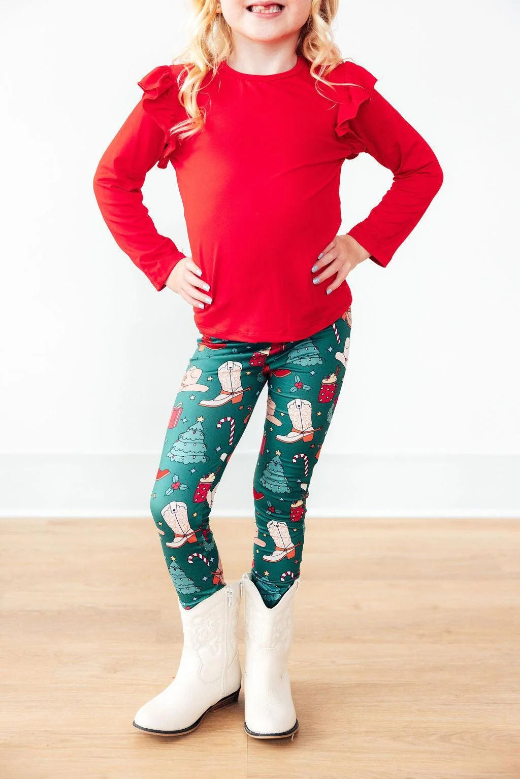 Western Christmas Wonderland Leggings