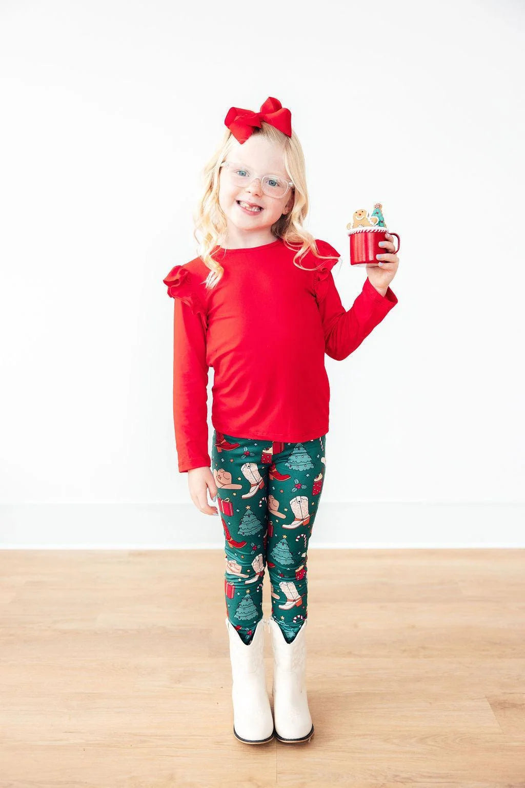 Western Christmas Wonderland Leggings