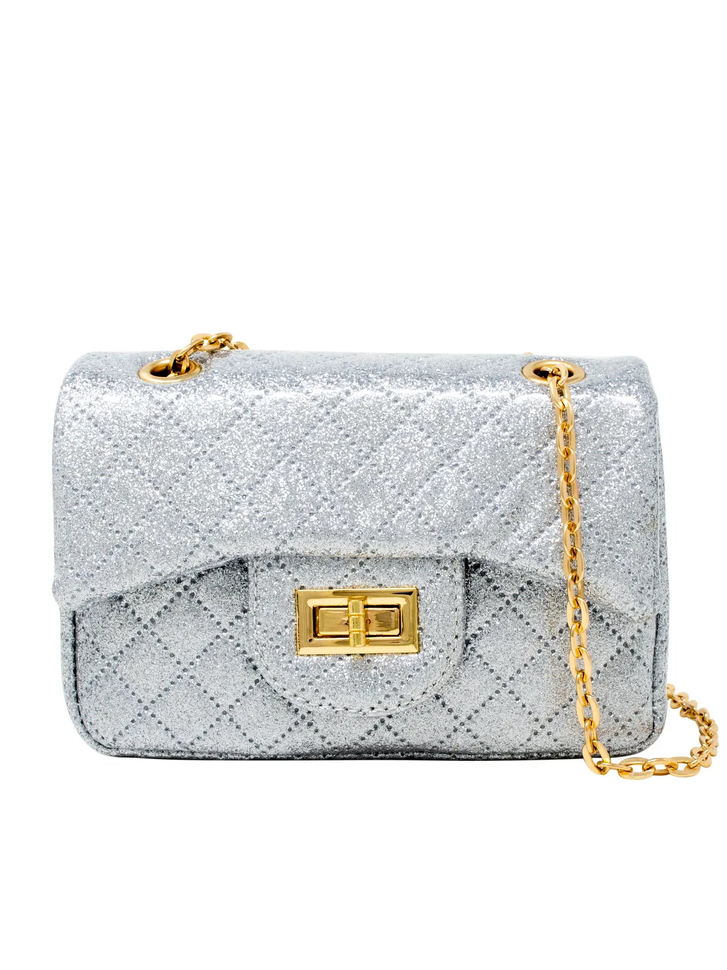 Classic Quilted Sparkle Mini Bag