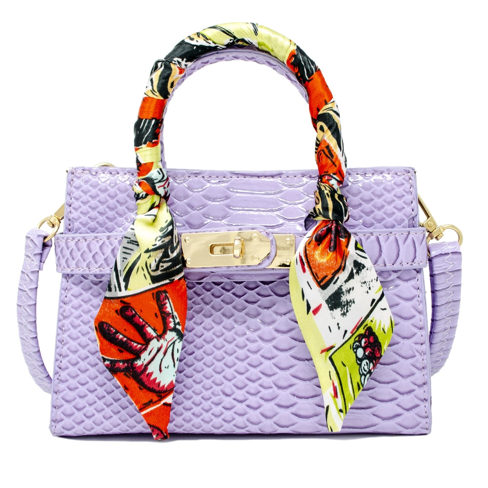 Crocodile Scarf Handbag