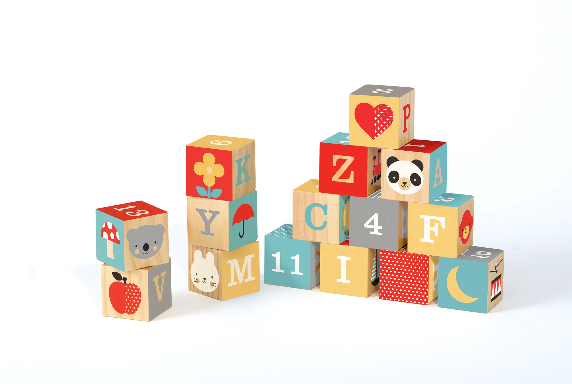 ABC Wooden Alphabet Blocks