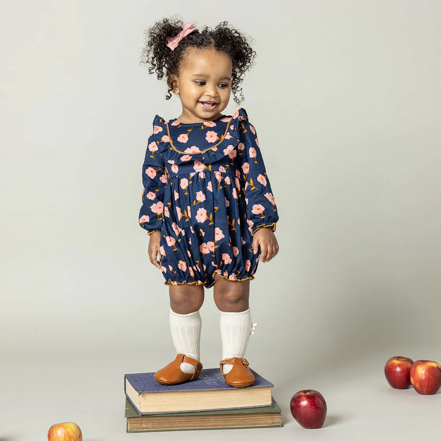 Baby Girls Eileen Bubble in Navy Flower