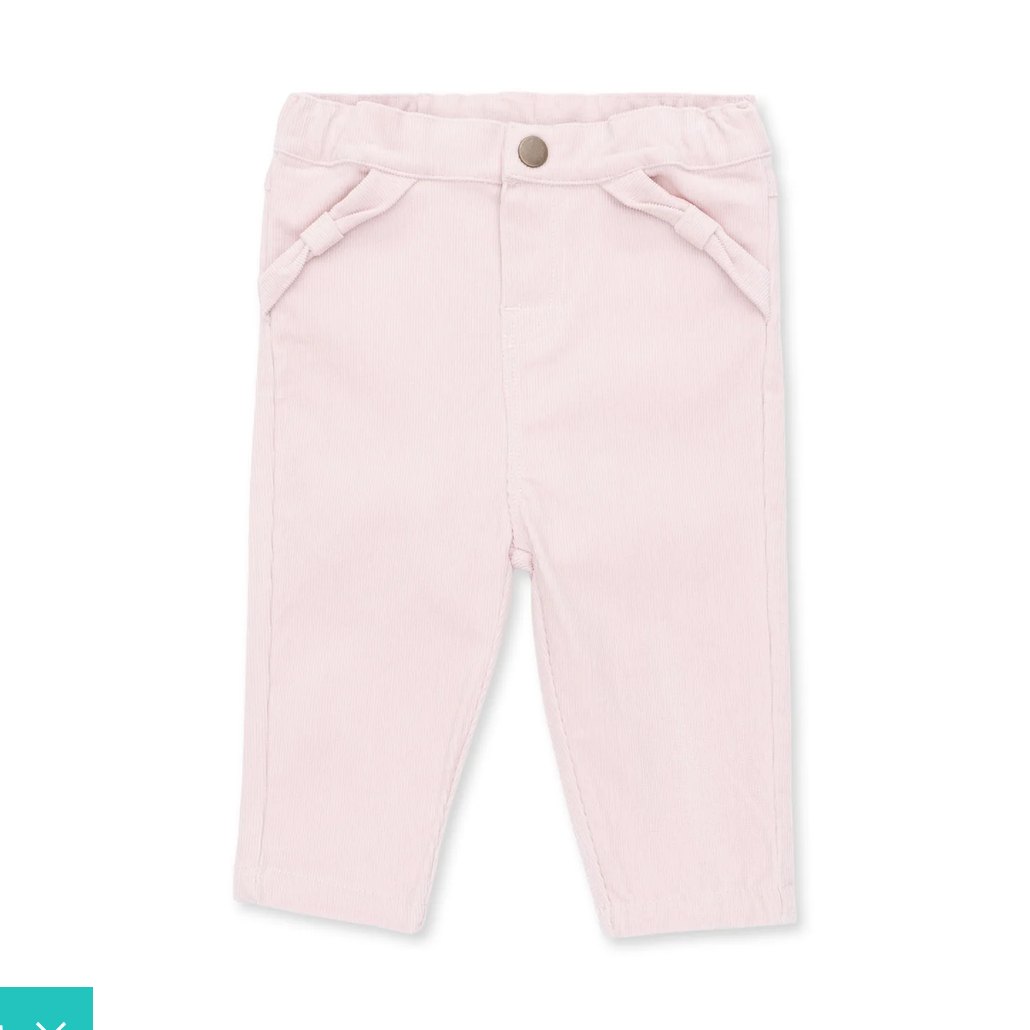 Veiled Pink Corduroy Adjustable Pants