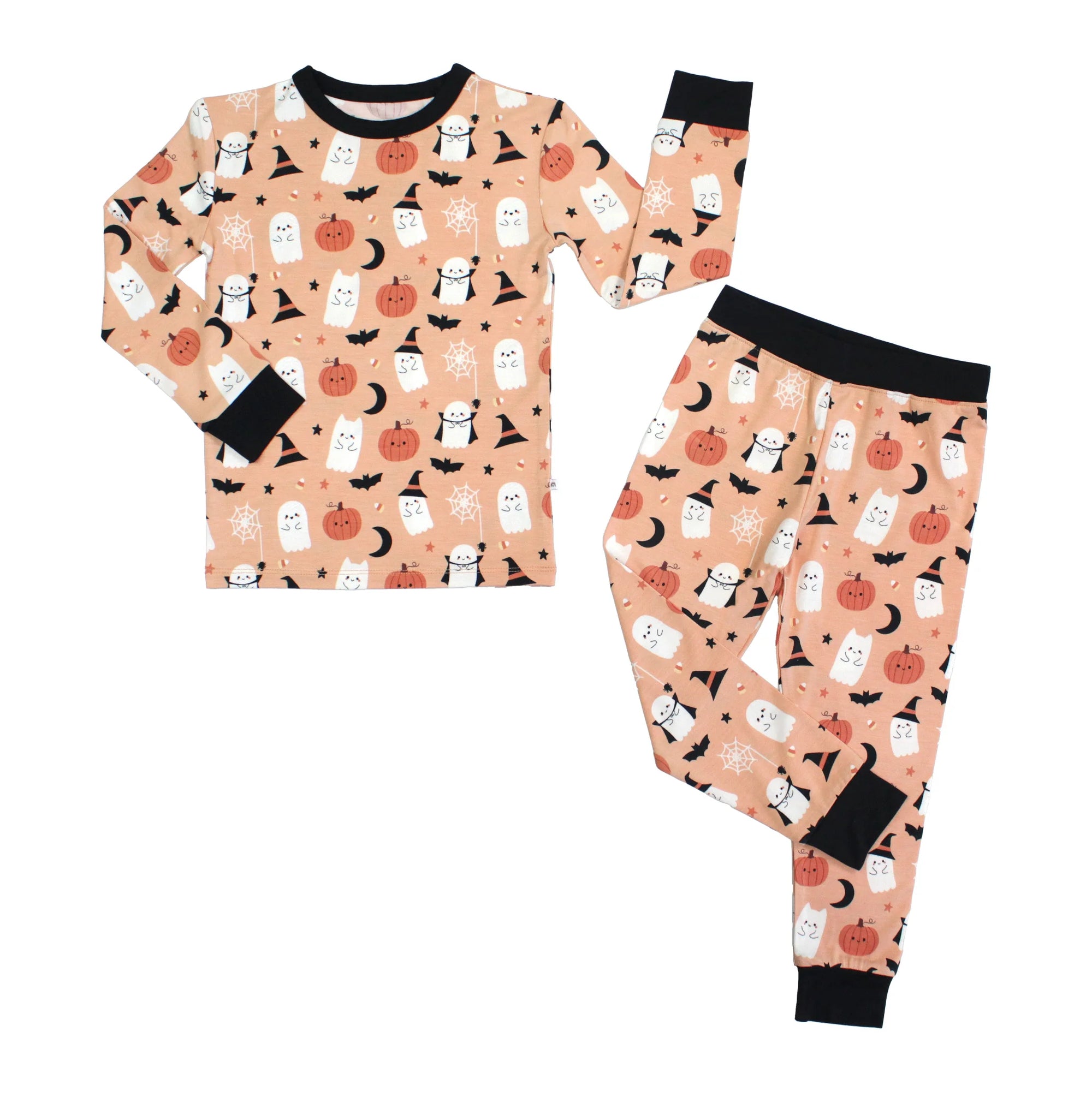 Boo-Tastic Glow-in-the-Dark Halloween Two-Piece Pajama Set