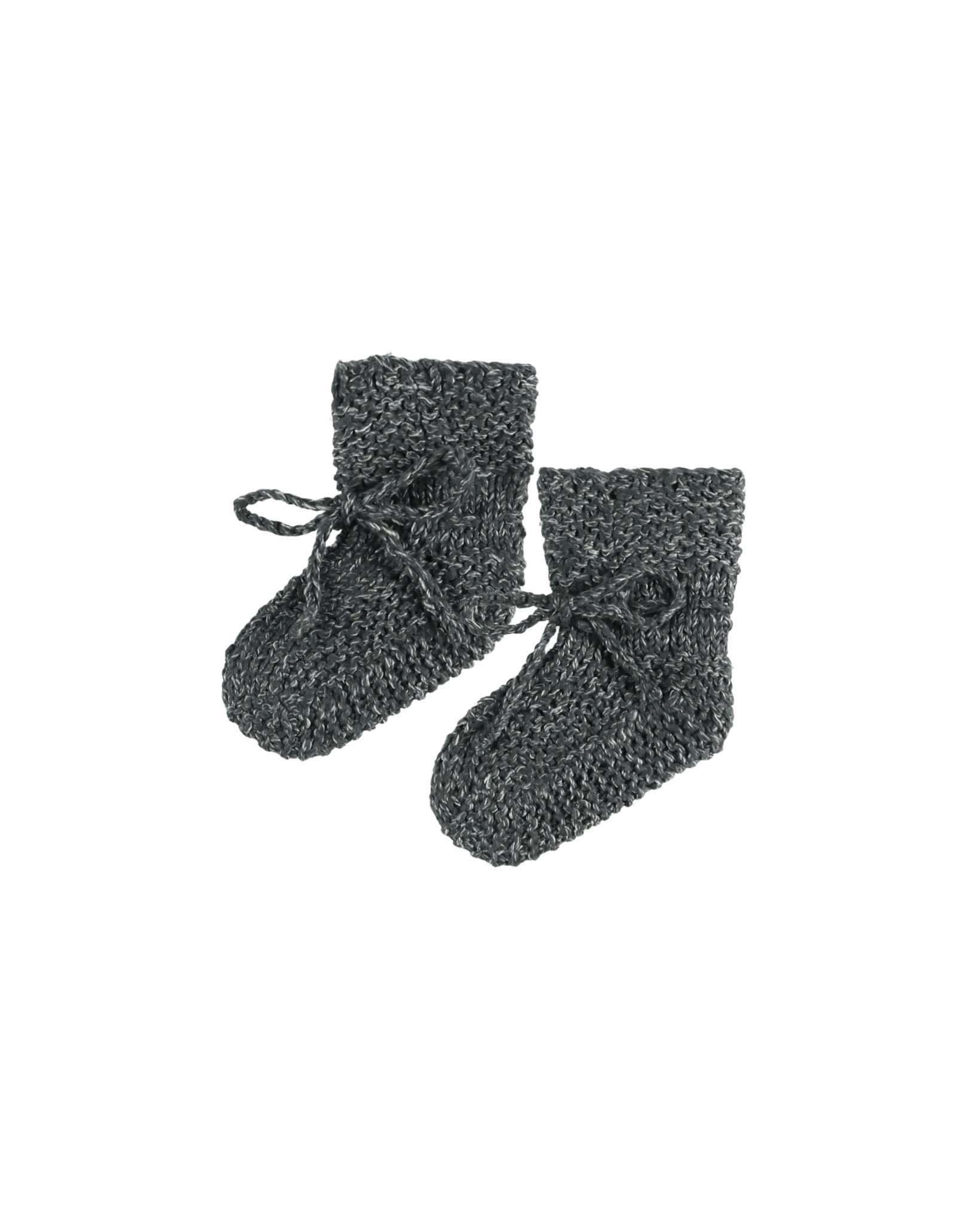 Knit Booties | Indigo