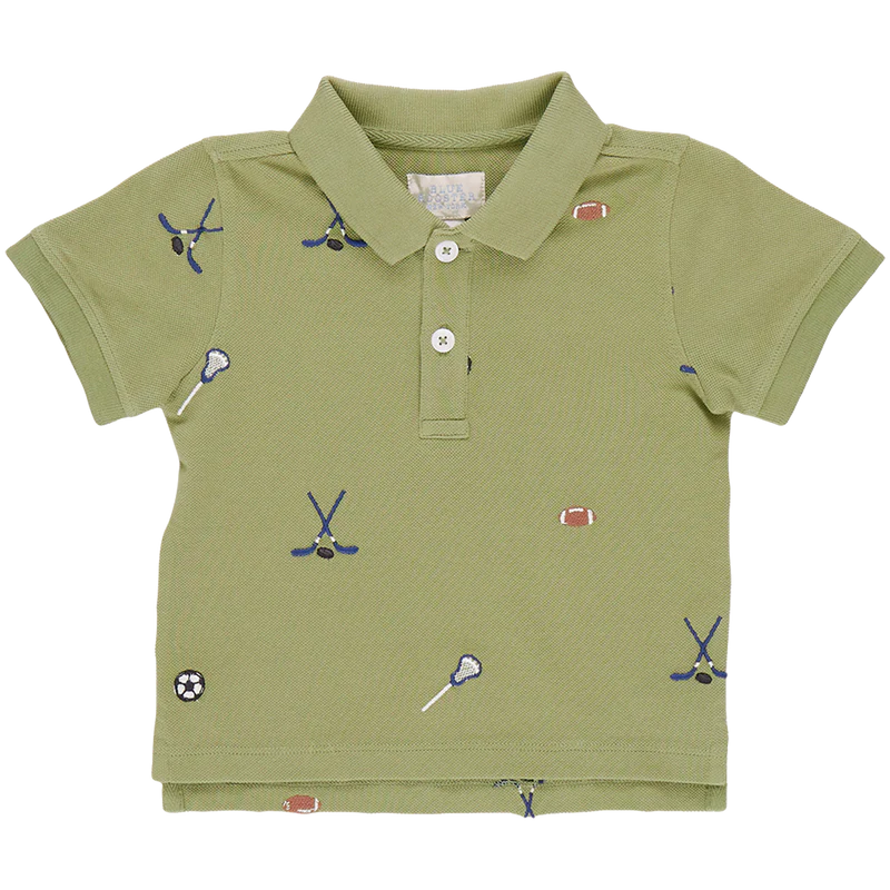 Boys Sports Embroidery Polo