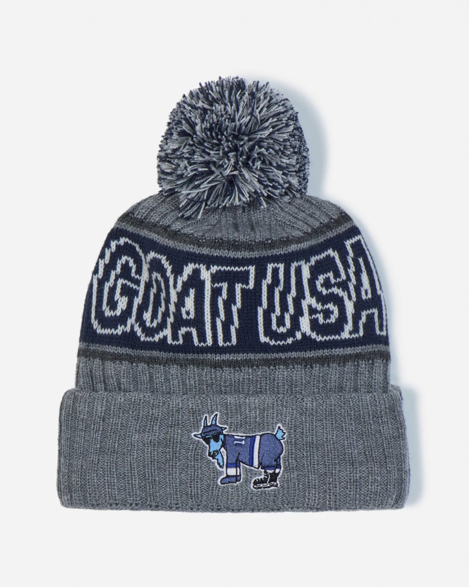 Bucket Head Hockey Pom Pom Beanie