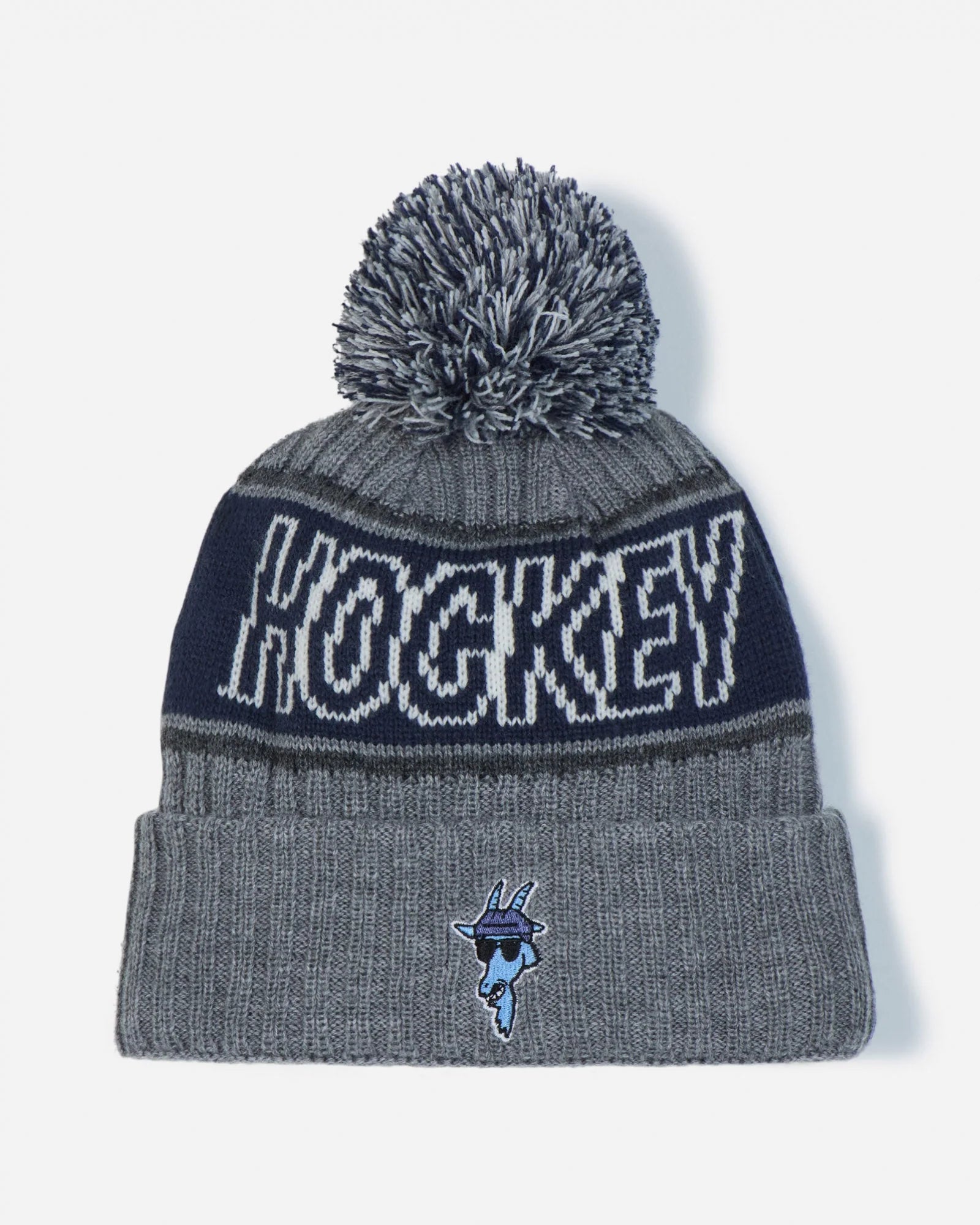 Bucket Head Hockey Pom Pom Beanie