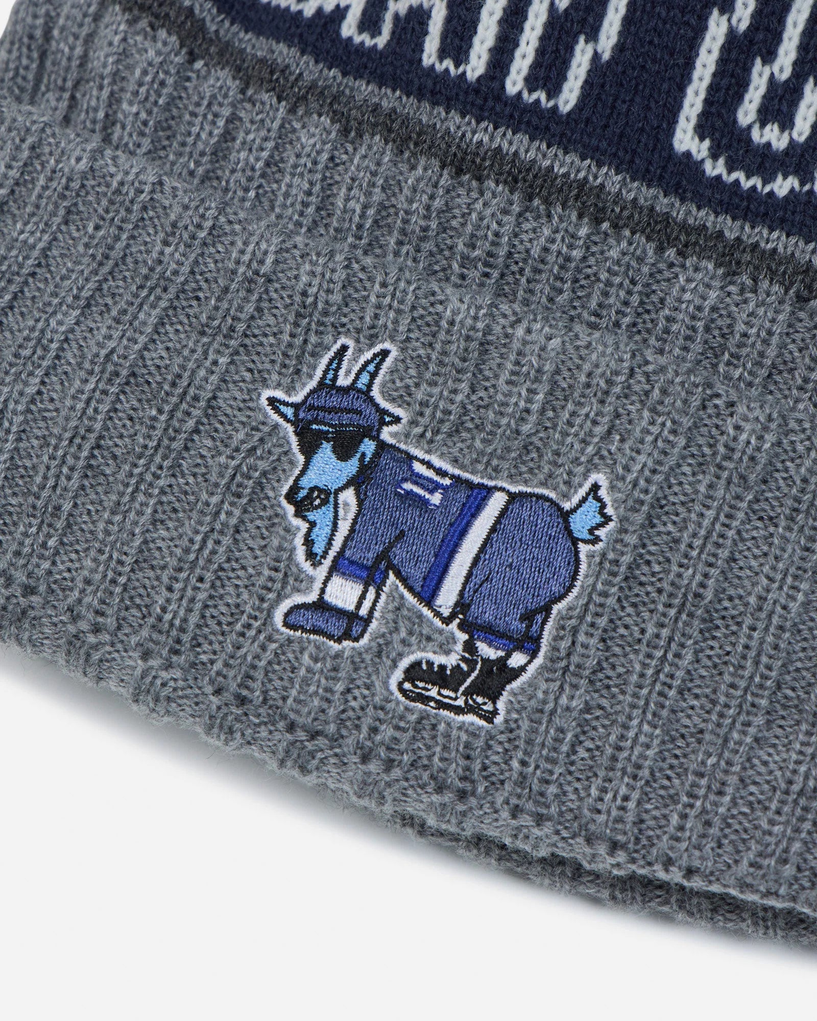 Bucket Head Hockey Pom Pom Beanie