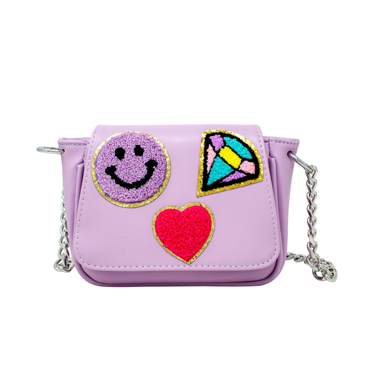 Girls Crossbody Patch Handbag