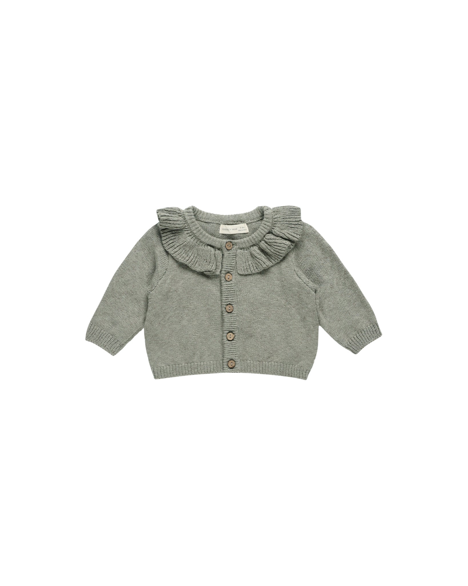 Ruffle Collar Cardigan | Basil