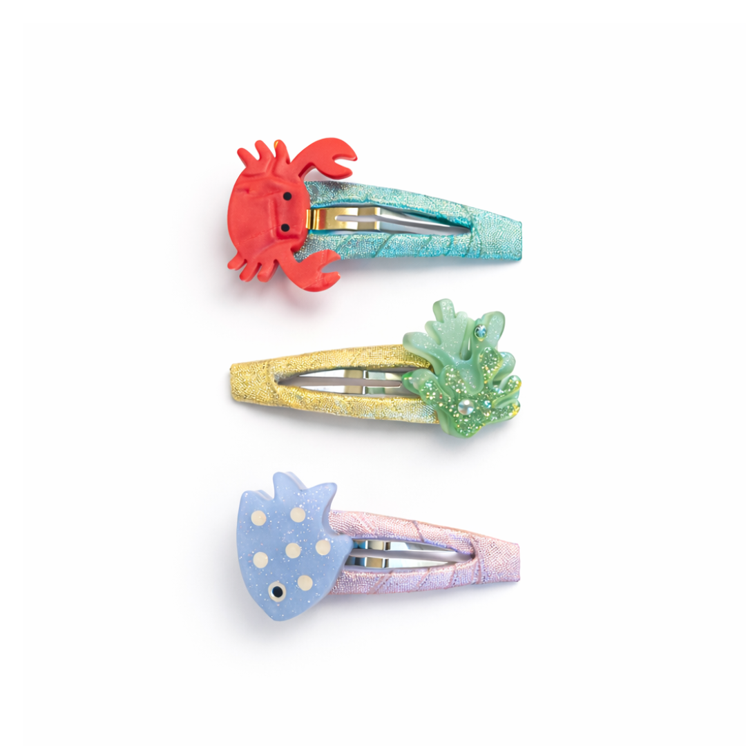 Ocean Friends Crab Snap Clips