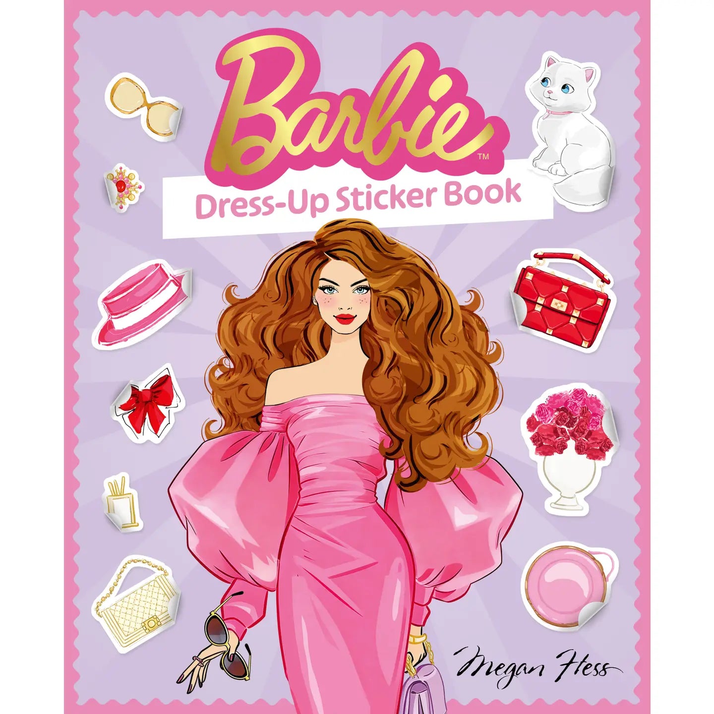 Barbie: Dress-Up Sticker Book