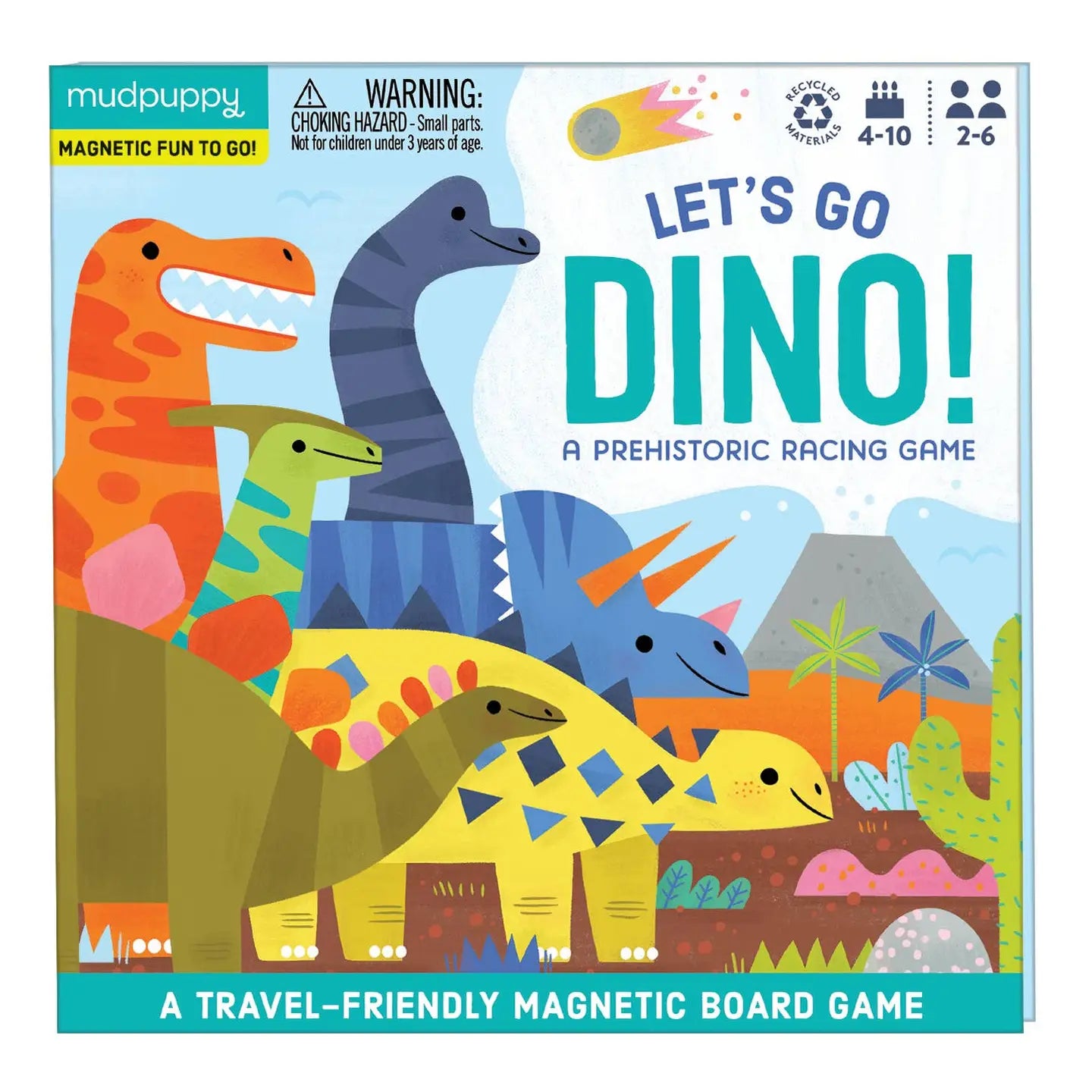 Let's Go, Dinos! Magnetic Board Game