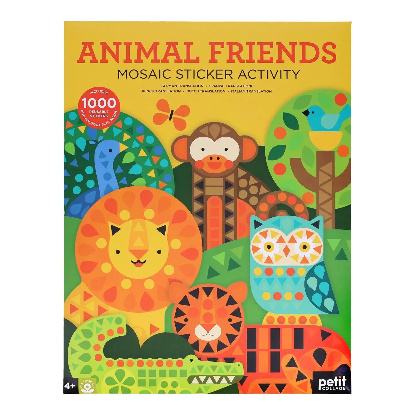 Animal Friends Mosaic Sticker Activity
