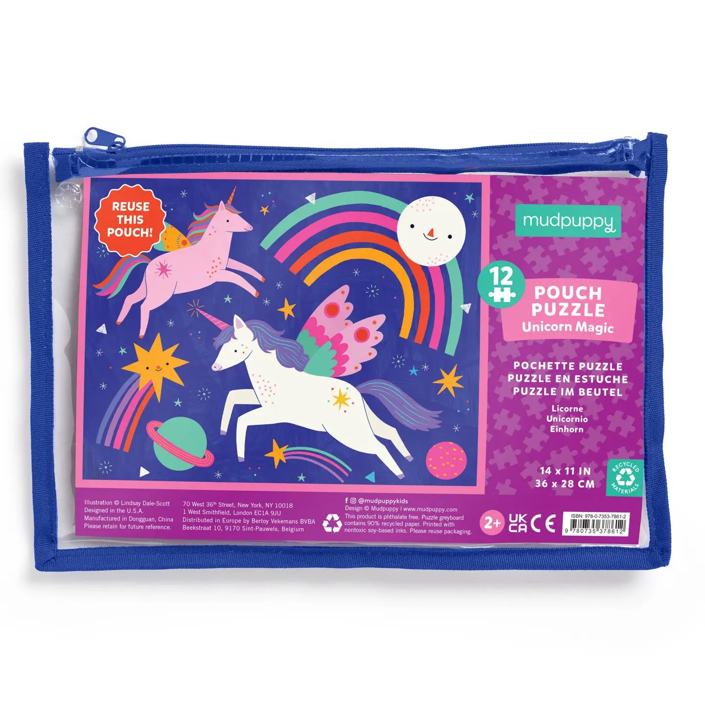 Unicorn Magic 12 Piece Pouch Puzzle