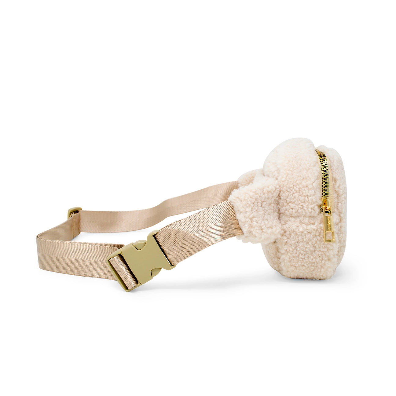 Fuzzy Crossbody Sling Bag w/ Heart