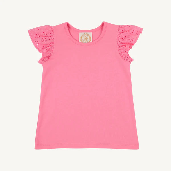 Ellen's Eyelet Top in Romany Rose