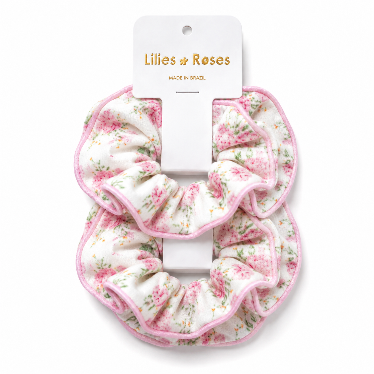 Floral Scrunchie Hair Ties