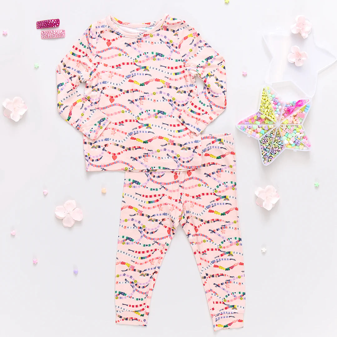 Friendship Bracelet Era Kids Pajama Set