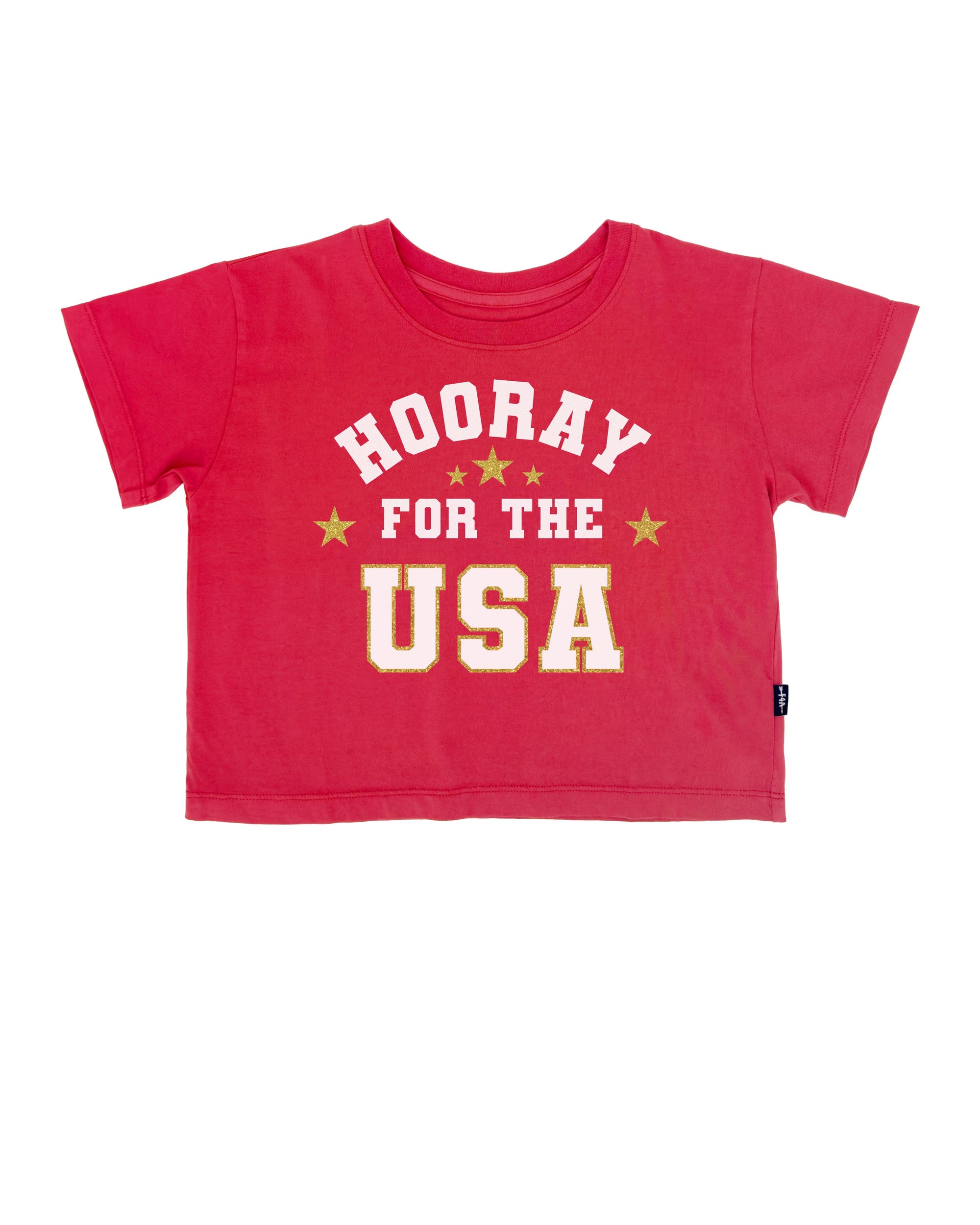 Hooray for the USA Crop Tee