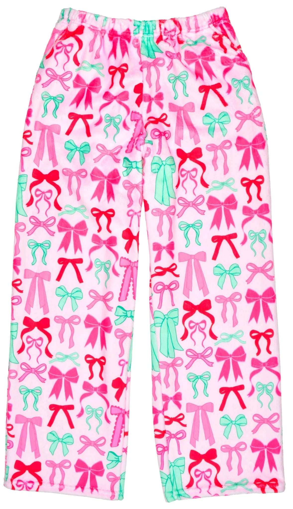 Merry Bows Plush Pants