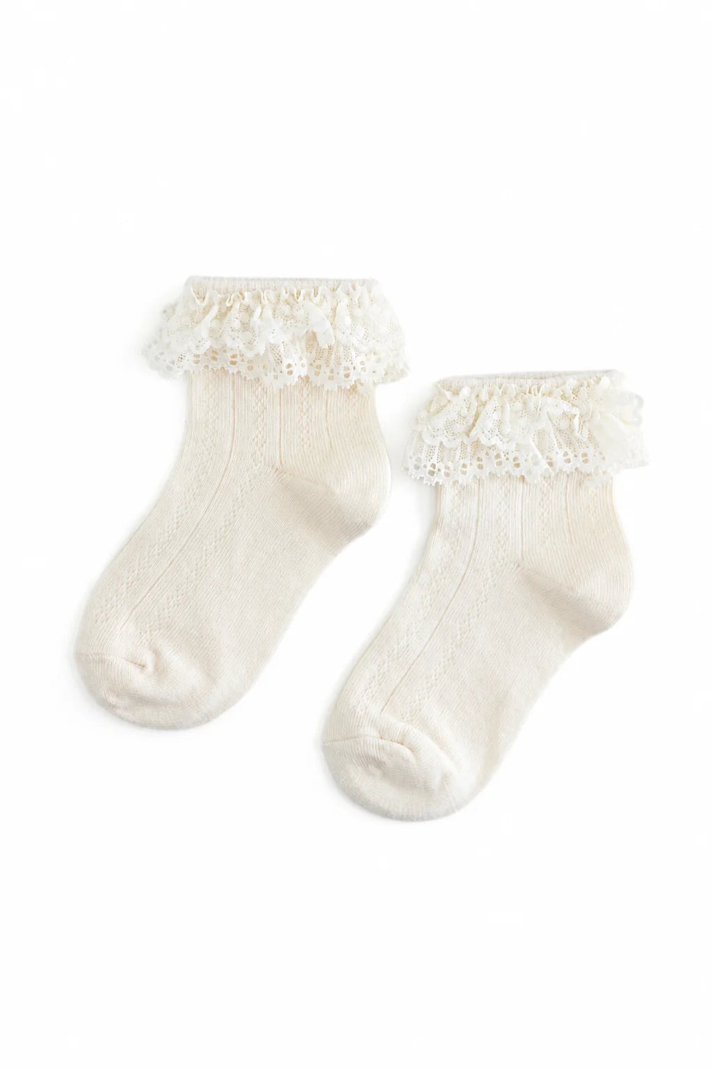 Lace Bobby Socks | Ivory