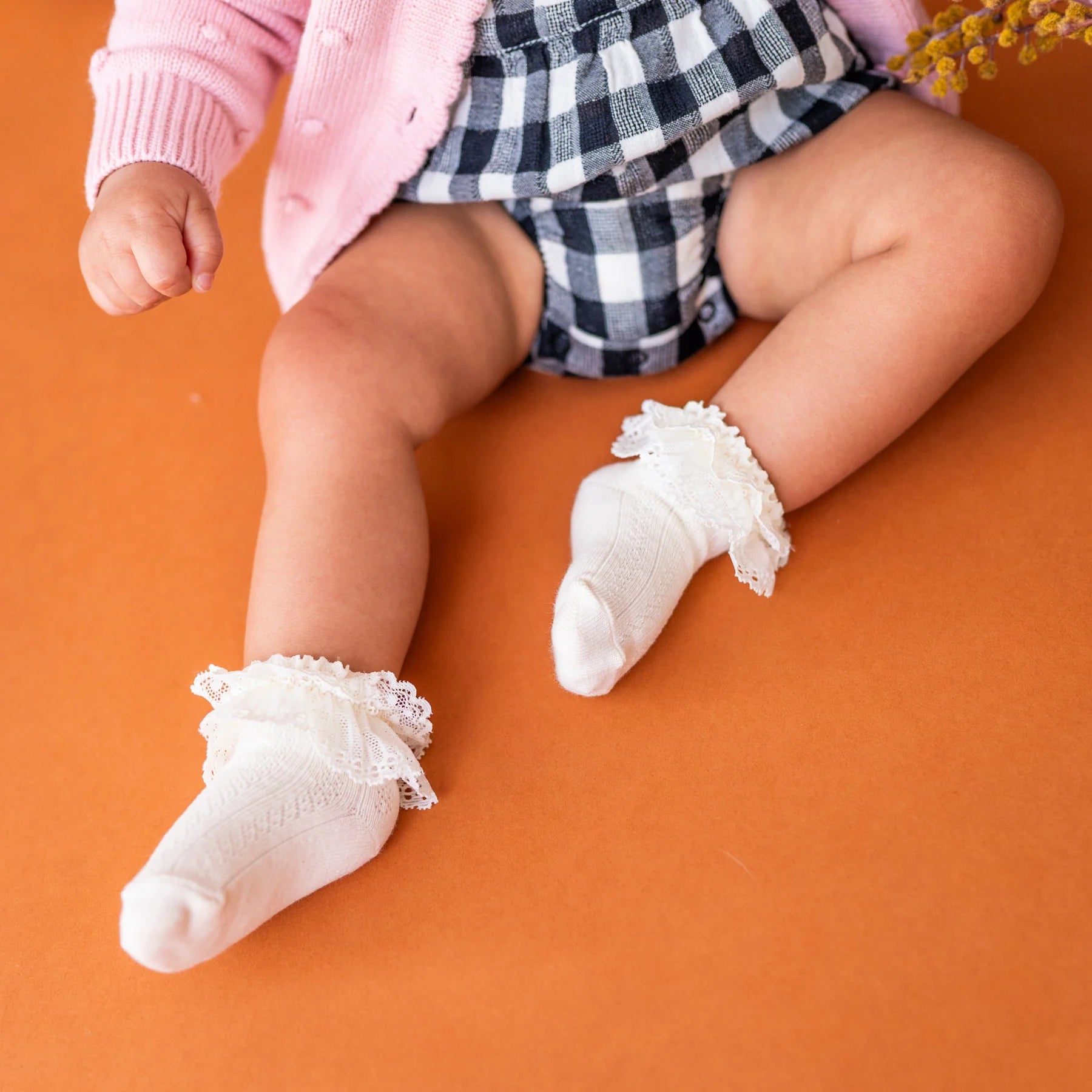 Lace Bobby Socks | Ivory