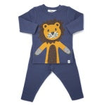 Lion Applique Two Piece Set