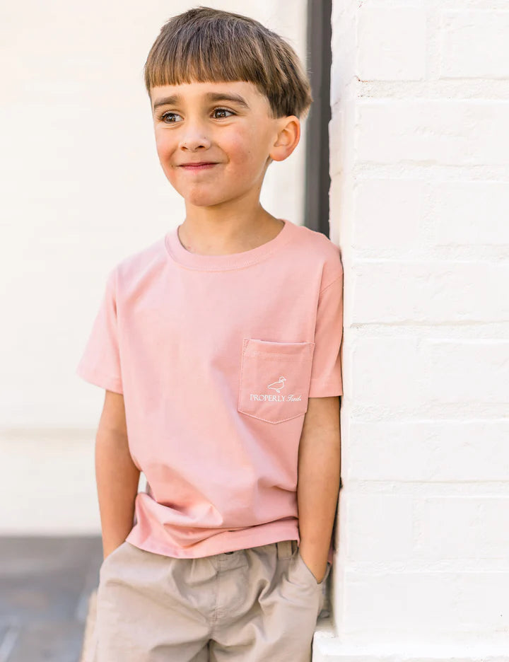 Boys Tuna Peach Tee Shirt