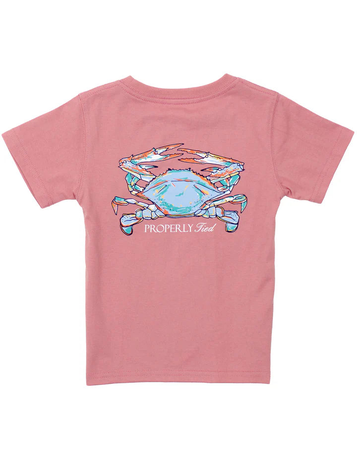 Boys Crab Salmon Tee Shirt