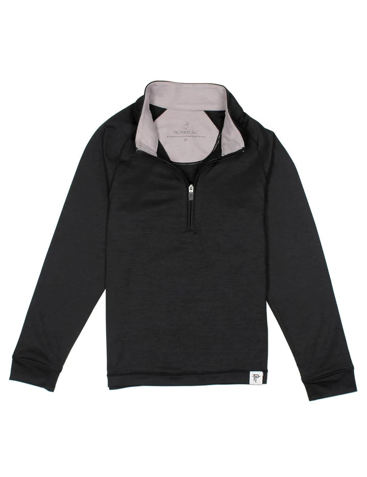 Boys Clubhouse Quarter Zip Onyx