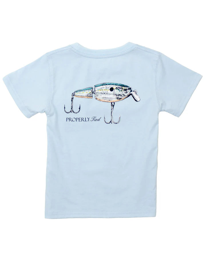 Boys Swimbait Blue Tee Shirt